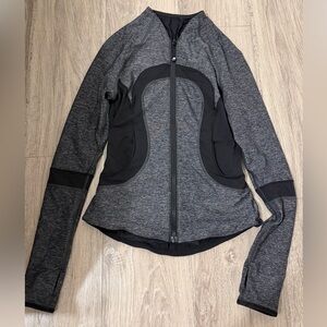 lululemon black reversible define jacket size 4